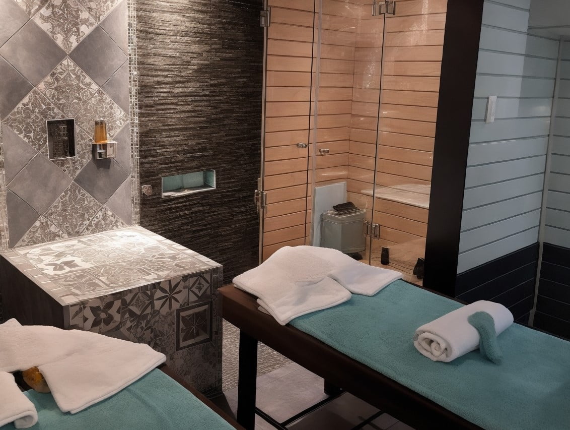 Massage Spa Tijuana with Shower, Sauna, and Vapor